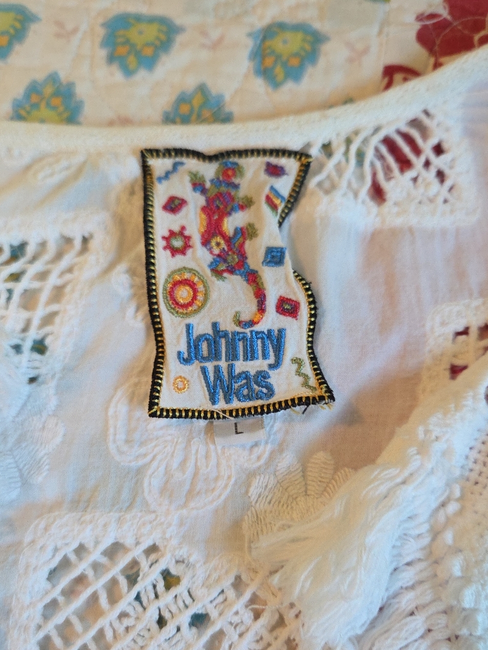Johnny Was Crochet jacket